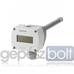 Siemens QPM2102D Légcsatornába építhető légminőség érzékelő CO2 VOC 0…10V LCD kijelzővel