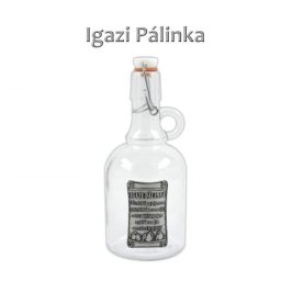 Óncimkés Füles csatos üveg Igazi pálinka Kis mértékben gyógyszer... 0,5l - Óncimkés csatos üveg