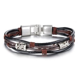 BARNA - FEKETE BŐR KARKÖTŐ