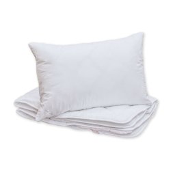 Fehér babatakaró 135 x 90 cm és párna 45 x 65 cm