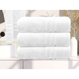 Classic törölköző 70 x 140 cm fehér, 100% pamut