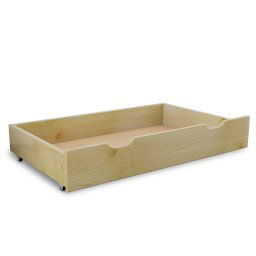 Ágyneműtartó fiók 98 cm, fenyőfa