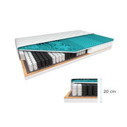 Kókusz matrac COCO MAXI 20 cm 140 x 200 cm Matracvédő: Matracvédő nélkül
