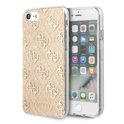 Guess 4G Glitter csillogó mintás iPhone tok (arany) - 7/8/SE 2020