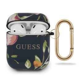 Guess Flower AirPods tartó (kék)