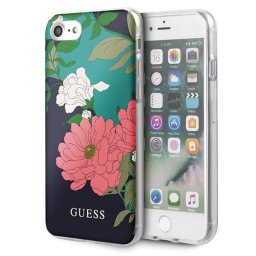 Guess Flower iPhone 7/8/SE 2020 telefontok N°1 (fekete)
