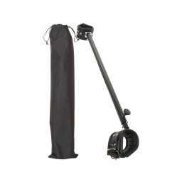 ZADO - nagy lábterpesztő rúd, bondage szett (fekete)