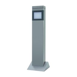 GAO Kerti energiaoszlop csak lámpával, ezüst 250V, 16A, IP44