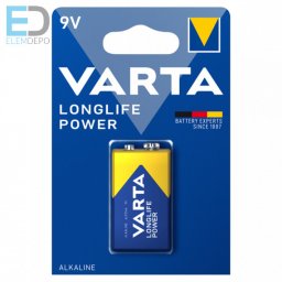 Varta Longlife Power 9V E-block 6LR61 B1 (cat: 4922)