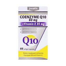 JutaVit Koenzim Q10 + E-vitamin lágyzselatin kapszula 60x+6x