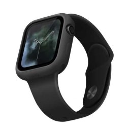 Uniq Lino Apple Watch 4/5 szilikon tok (fekete) - 40mm