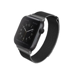 Uniq Dante Apple Watch milánói fém szíj (fekete) - 38-40-41mm