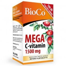 BioCo Mega C-vitamin 1500mg RETARD filmtabletta - 100db