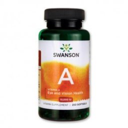 Swanson A-10000 vitamin gélkapszula - 250db