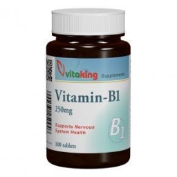 Vitaking B1-vitamin 250mg tabletta - 100db