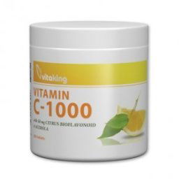 Vitaking C-vitamin 1000mg Bioflavonoid, acerola, csipkebogyó tabletta - 200db