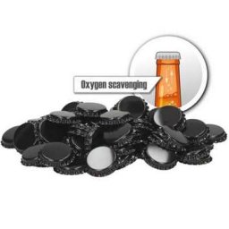 Oxigén Elnyelő Söröskupak 100 Db Fekete Színű (3228)