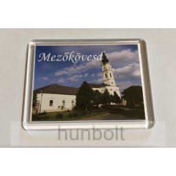Mezőkövesd Szent László Plébánia hűtőmágnes (műanyag keretes)