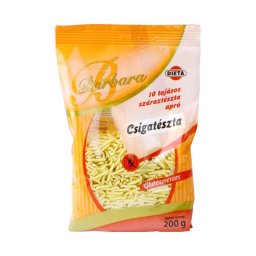 Barbara gluténmentes száraztészta csigatészta 200g