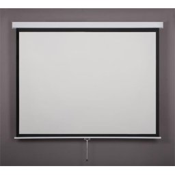 Vetítővászon, fali, rolós, 1:1, 160x160cm, VICTORIA VISUAL