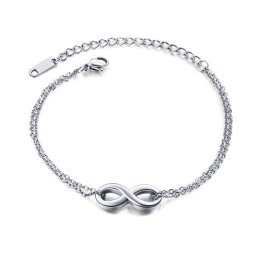 Infinity, kétsoros nemesacél karkötő