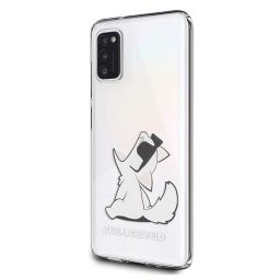 Karl Lagerfeld Choupette Fun Samsung Galaxy A41 A415 telefontok (átlátszó)