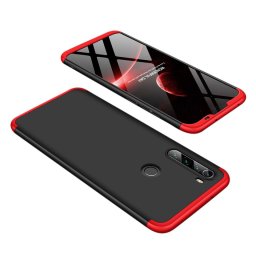 GKK 360 védőtok 3 részes Xiaomi Redmi Note 8T (fekete-piros)