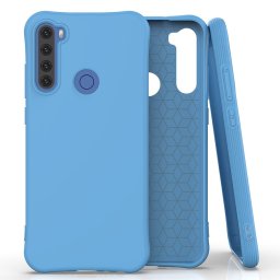 Soft Color Case flexibilis gél telefontok Xiaomi Redmi Note 8T (többféle színben) - Kék