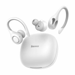 Baseus Encok W17 vezetéknélküli fülhallgató TWS Bluetooth 5.0 (fehér)