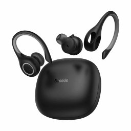 Baseus Encok W17 vezetéknélküli fülhallgató TWS Bluetooth 5.0 (fekete)