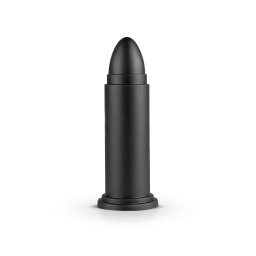 BUTTR 10 Punder - tapadókorongos nagy dildó (fekete)