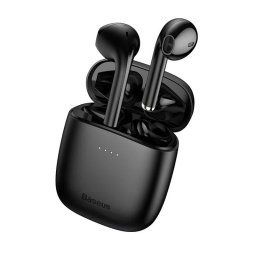 Baseus Encok True W04 Pro vezetéknélküli fülhallgató TWS (fekete)