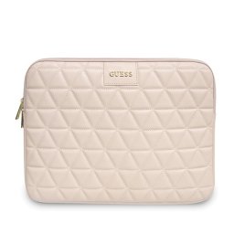Guess Quilted 13" laptop tartó táska (rózsaszín)