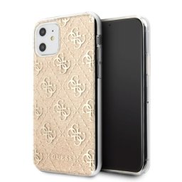 Guess 4G Glitter csillogó mintás iPhone tok (arany) - 11