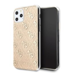 Guess 4G Glitter csillogó mintás iPhone tok (arany) - 11 Pro Max