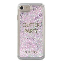 Guess Liquid Glitter Party iPhone 6/6s/7/8/SE 2020 telefontok (lila)
