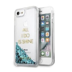 Guess Liquid Glitter Party iPhone 6/6s/7/8/SE 2020 telefontok (kék)