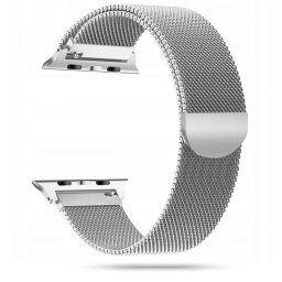 Tech-Protect Milaneseband milánói szíj Apple Watch (ezüst) - 42/44mm