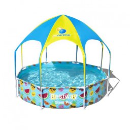 Fémvázas medence, BESTWAY 56432 Splash-In-Shade 244x51 cm