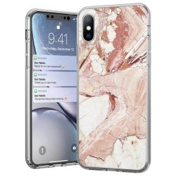 Wozinsky Marble Huawei P30 Lite márvány mintás telefontok (rózsaszín)
