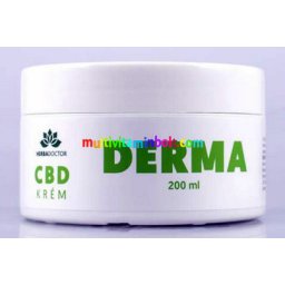 CBD DERMA krém 200 ml, bőrproblémák, sebek, ekcéma, akne, bőrpír, viszketés - HerbaDoctor, új csomagolásban