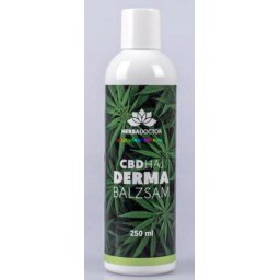 CBD HAJBALZSAM 250 ml, tápanyag-koncentrátum, hajhullás, korpa, hajnövekedés, hajszerkezet-javító - HerbaDoctor