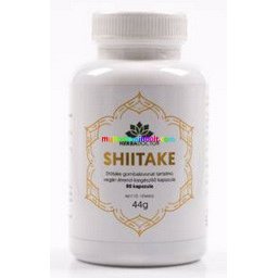 Shiitake gomba (Lentinus edodes) 90 db kapszula, 100 % shiitake mecelium 1 kapszulában: 387 mg - HerbaDoctor