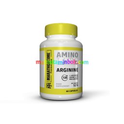 Arginin 60 db kapszula, 750 mg HCL , 2 havi adag, l-arginin - Marathontime
