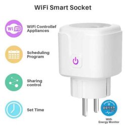 Wifi-s 16amp Okos Konnektor, Fogyasztásmérő, Időzítő (3327)
