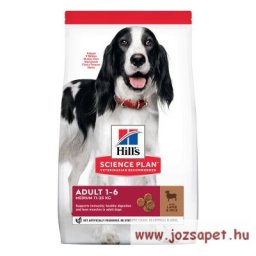 Hill's Science Plan Adult 1-6 Medium bárány & rizs 14kg