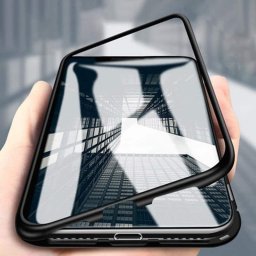 Wozinsky Magnetic mágneses kijelző és hátlap tok Xiaomi Mi 9 telefonhoz (fekete)