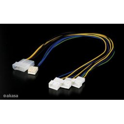 3x 4pin PWM ventilator kabel Akasa AK-CB002 (30cm)