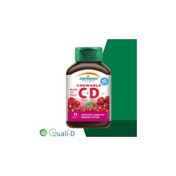 Jamieson C+D vitamin 500mg rágótabletta 75x