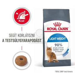 Royal Canin Light Weight Care - száraz táp felnőtt macskák részére az ideális testsúly eléréséért 8 kg